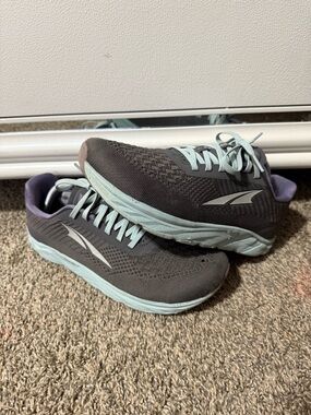 Altra Women’s Gray and Light Blue Athletic Running Shoes